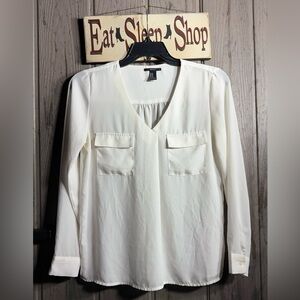 Forever 21 Cream Blouse